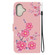 iPhone 16 Crystal Texture Colored Drawing Leather Phone Case - Cherry Blossoms