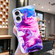 iPhone 16 IMD Marble TPU Phone Case - Red