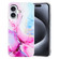 iPhone 16 IMD Marble TPU Phone Case - Pink Blue