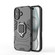 iPhone 16 Shockproof PC + TPU Holder Phone Case - Black