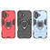 iPhone 16 Shockproof PC + TPU Holder Phone Case - Black