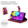 iPhone 16 Nine Card-slot Zipper Wallet Bag Leather Phone Case - Red