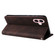 iPhone 16 Skin Feel Life Tree Leather Phone Case - Brown