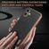 iPhone 16 AZNS Electroplated Frame Crocodile Texture Full Coverage Phone Case - Black