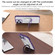 iPhone 16 Pro Max MagSafe Airbag Shockproof Frosted Phone Case with Fold Holder - Silver