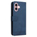 iPhone 16 Skin Feel Life Tree Leather Phone Case - Blue