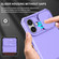 iPhone 16 Stereoscopic Holder Sliding Camshield Phone Case - Purple