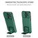 iPhone 16 Stereoscopic Holder Sliding Camshield Phone Case - Green