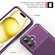iPhone 16 Magnetic Wallet Card Bag Leather Phone Case - Purple