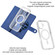 iPhone 16 ViLi GHA-C Series RFID MagSafe Magnetic Flip Leather Phone Case - Blue