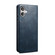 iPhone 16 Oil Wax Crazy Horse Texture Leather Phone Case - Blue