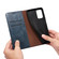 iPhone 16 Oil Wax Crazy Horse Texture Leather Phone Case - Blue