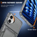 iPhone 16 Crystal Clear Flip Card Slot Phone Case - Transparent Black iPhone 16 Crystal Clear Flip Card Slot Phone Case - Transparent Black