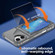 iPhone 16 Crystal Clear Flip Card Slot Phone Case - Transparent Black iPhone 16 Crystal Clear Flip Card Slot Phone Case - Transparent Black