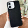 iPhone 16 Leather Texture TPU Full Coverage Phone Case - Black