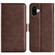 iPhone 16 Dual-side Magnetic Buckle Horizontal Flip Leather Phone Case - Brown