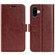 iPhone 16 R64 Texture Horizontal Flip Leather Phone Case - Brown