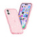 iPhone 16 Shockproof Terminator Glitter Powder Phone Case - Pink