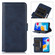 iPhone 16 Cow Texture Leather Phone Case - Blue