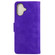 iPhone 16 Skin Feel Pure Color Flip Leather Phone Case - Purple
