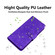 iPhone 16 Skin Feel Pure Color Flip Leather Phone Case - Purple