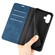 iPhone 16 Retro-skin Magnetic Suction Leather Phone Case - Dark Blue