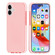 iPhone 16 Two-color Shockproof High Transparency TPU Phone Case - Pink