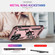 iPhone 16 Shockproof TPU Hybrid PC Phone Case with Holder - Rose Gold