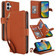 iPhone 16 Multi-Card Wallet RFID Leather Phone Case - Brown