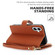 iPhone 16 Multi-Card Wallet RFID Leather Phone Case - Brown
