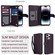 iPhone 16 Multi-Card Wallet RFID Leather Phone Case - Dark Purple