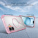 iPhone 16 Transparent MagSafe Magnetic Phone Case - Pink