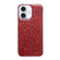 iPhone 16 Glitter Sequins Epoxy TPU Phone Case - Red