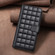 iPhone 16 Square Texture Leather Phone Case - Black