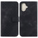 iPhone 16 Seven-shaped Embossed Leather Phone Case - Black