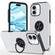 iPhone 16 Magnetic Ring Holder Phone Case - Silver