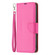iPhone 16 Litchi Texture Pure Color Flip Leather Phone Case - Rose Red