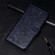iPhone 16 Lace Flower Embossing Flip Leather Phone Case - Dark Blue