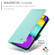 iPhone 16 Side Buckle Magnetic Frosted Leather Phone Case - Mint Green