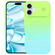 iPhone 16 Gradient Color Honeycomb Aromatherapy MagSafe Phone Case - Green Blue