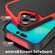iPhone 16 PC + TPU Shockproof Protective Phone Case - Red+Black