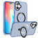 iPhone 16 Skin-feel MagSafe Holder PC Hybrid TPU Phone Case - Blue