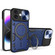 iPhone 16 CD Texture Sliding Camshield Magnetic Holder Phone Case - Blue