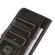 iPhone 16 Stitching Thread Calf Texture Leather Phone Case - Black