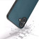 iPhone 16 ABEEL Genuine Leather Xiaoya Series Phone Case - Dark Green