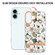 iPhone 16 Flowers and Plants Series IMD TPU Phone Case - Green Gardenia