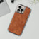 iPhone 16 Electroplated Side PU Hybrid TPU MagSafe Phone Case - Brown