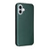 iPhone 16 Carbon Fiber Texture Flip Leather Phone Case - Green
