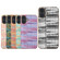 iPhone 16 Electroplated Frame Color Lattice Texture PU Phone Case - Pink