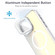 iPhone 16 MagSafe Gradient Color Lens Film Phone Case with Lens Fold Holder - White